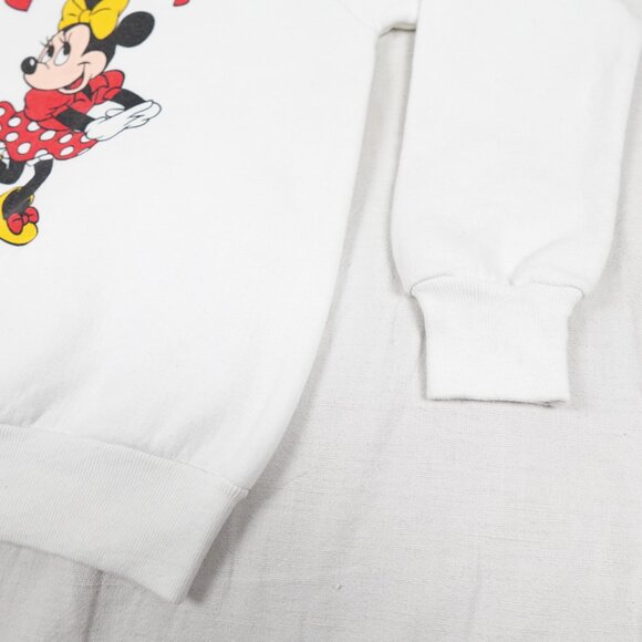 Vintage Minnie Mouse Disney Shirt Women's Medium Sweatshirt Made in USA 80s - Picture 5 of 13